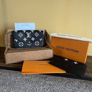 Louis Vuitton Felicie Pochette Bicolor Empreinte Crossbody